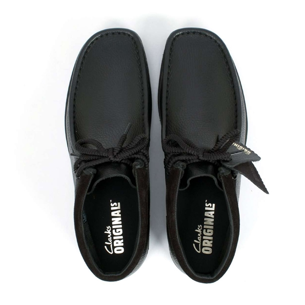 Chaussures Clarks Page Bar En Cuir Noir - Classiques Et Confortables - Semelle TR - Pour Un Style Urbain - 10